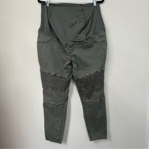 ISABEL MATERNITY Olive Green Skinny Jeans